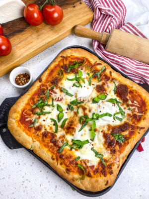 Pizza Margherita Cast Iron Recipe