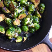 Roasted Brussels Sprouts with Balsamic Glaze Cast Iron Recipe