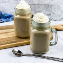 White Café Mocha with Homemade Whipped Cream