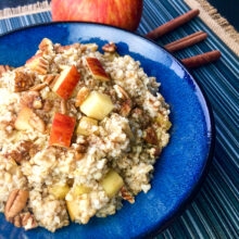 Slow Cooker Apple Cinnamon Oats February Monthly Food Theme