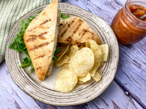 Grilled Chicken and Brie Panini