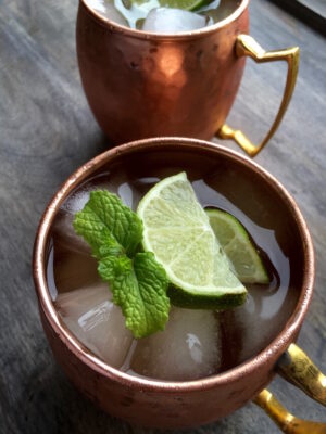 Classic Moscow Mule with Fresh Ginger Simple Syrup