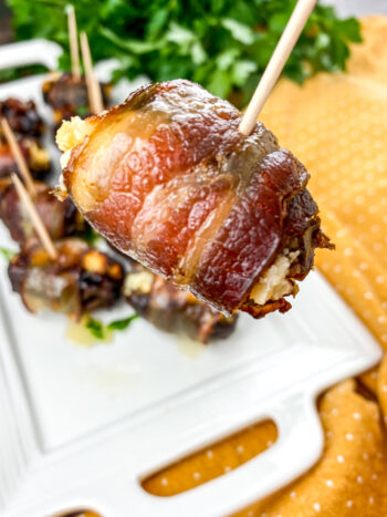 Bacon-Wrapped Stuffed Dates | Amazing Appetizer