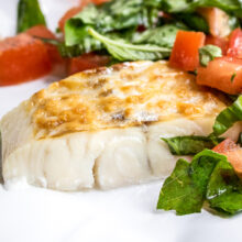 Parmesan Haddock with Fresh Tomatoes and Basil | 5-Ingredient Recipe