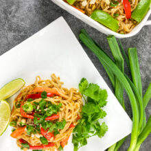 Vegetable Pad Thai | Healthy 30-Minute Meal