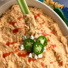 Spicy Buffalo Chicken Dip | Slow Cooker Recipes
