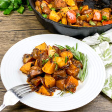 Chorizo and Potato and Apple Skillet | Kitchen-Tested Monthly Recipe Ideas
