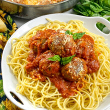 Spaghetti with Homemade Meatballs Monthly Kitchen-Tested Favourite Recipe