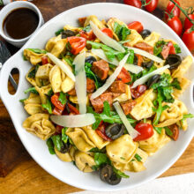 Tortellini Antipasto Salad | Healthy Eating Choices Kitchen-Tested Recipe